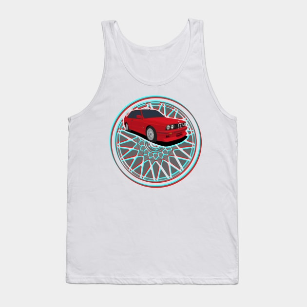 E30 M3 Tank Top by AutomotiveArt